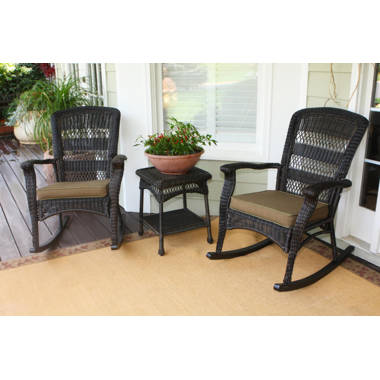 3 piece discount outdoor rocker set